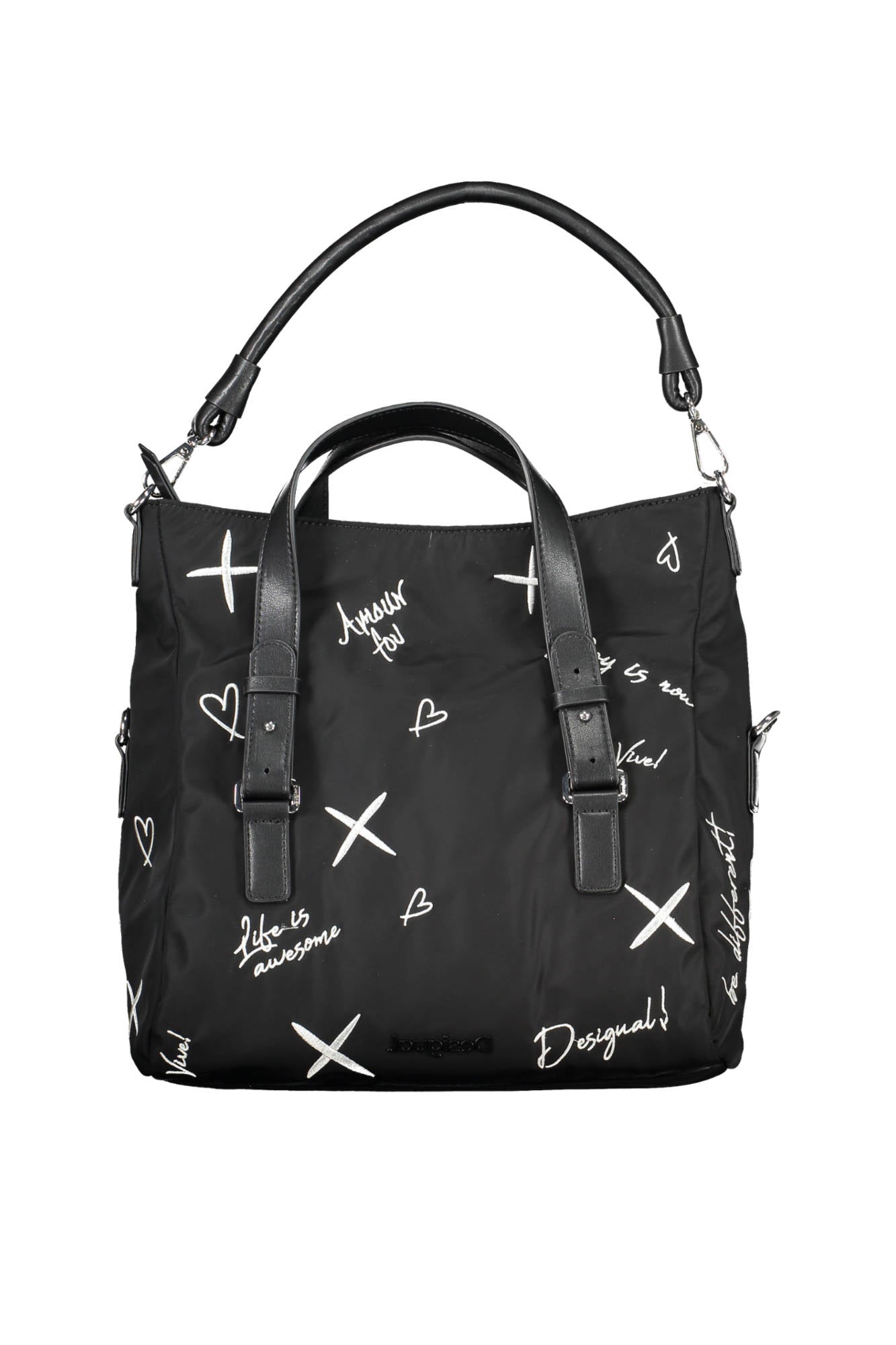DESIGUAL BLACK WOMEN'S BAG