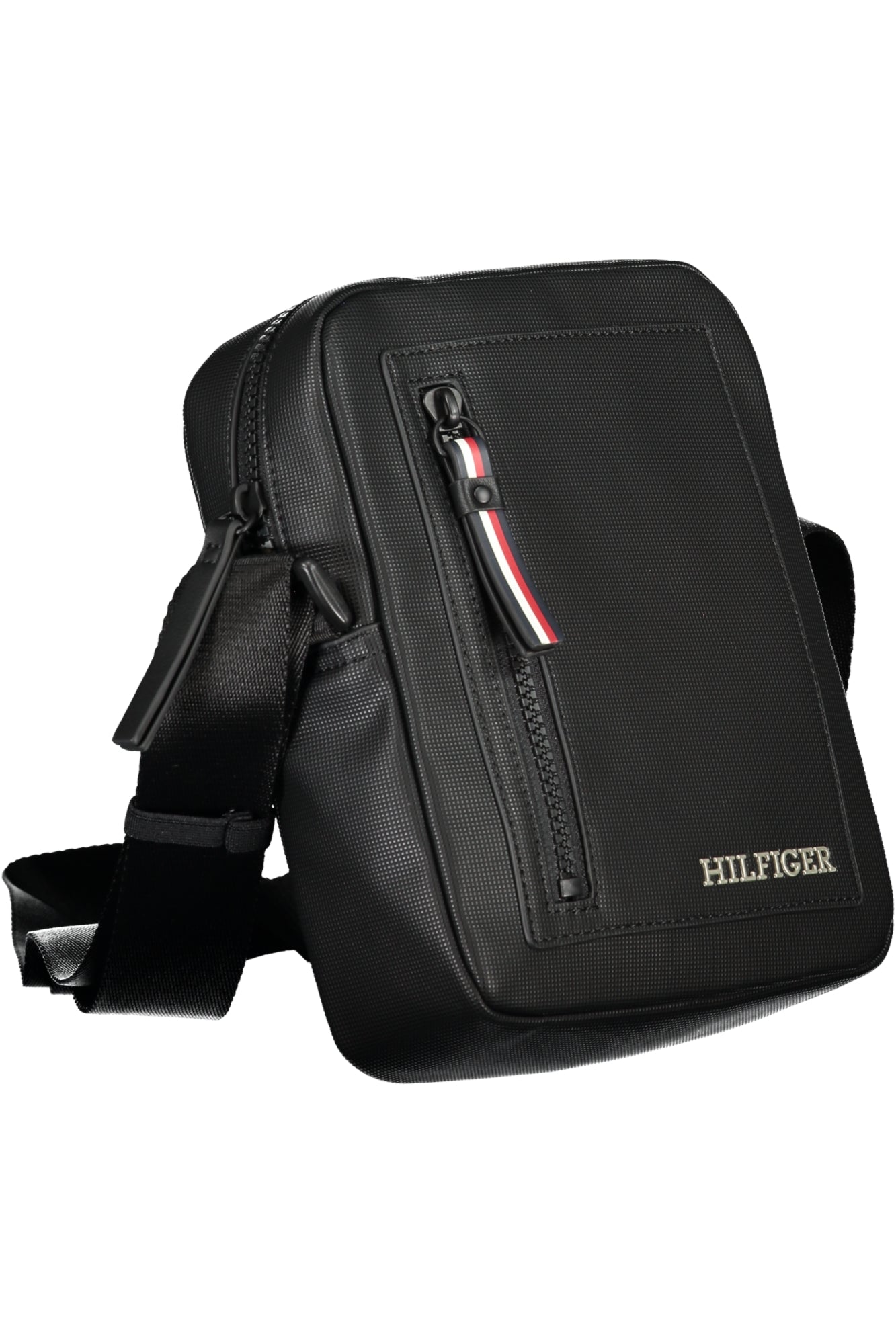 TOMMY HILFIGER MEN'S BLACK SHOULDER BAG