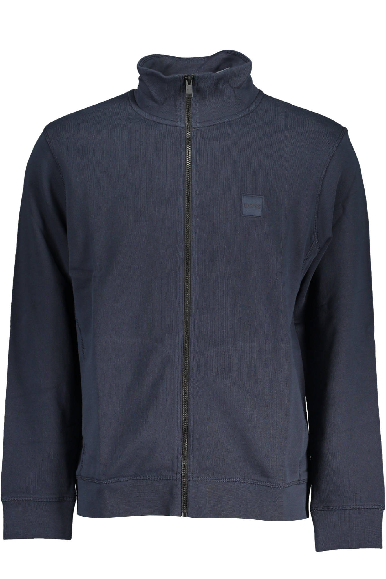BOSS MEN'S ZIP-UP SWEATSHIRT BLUE