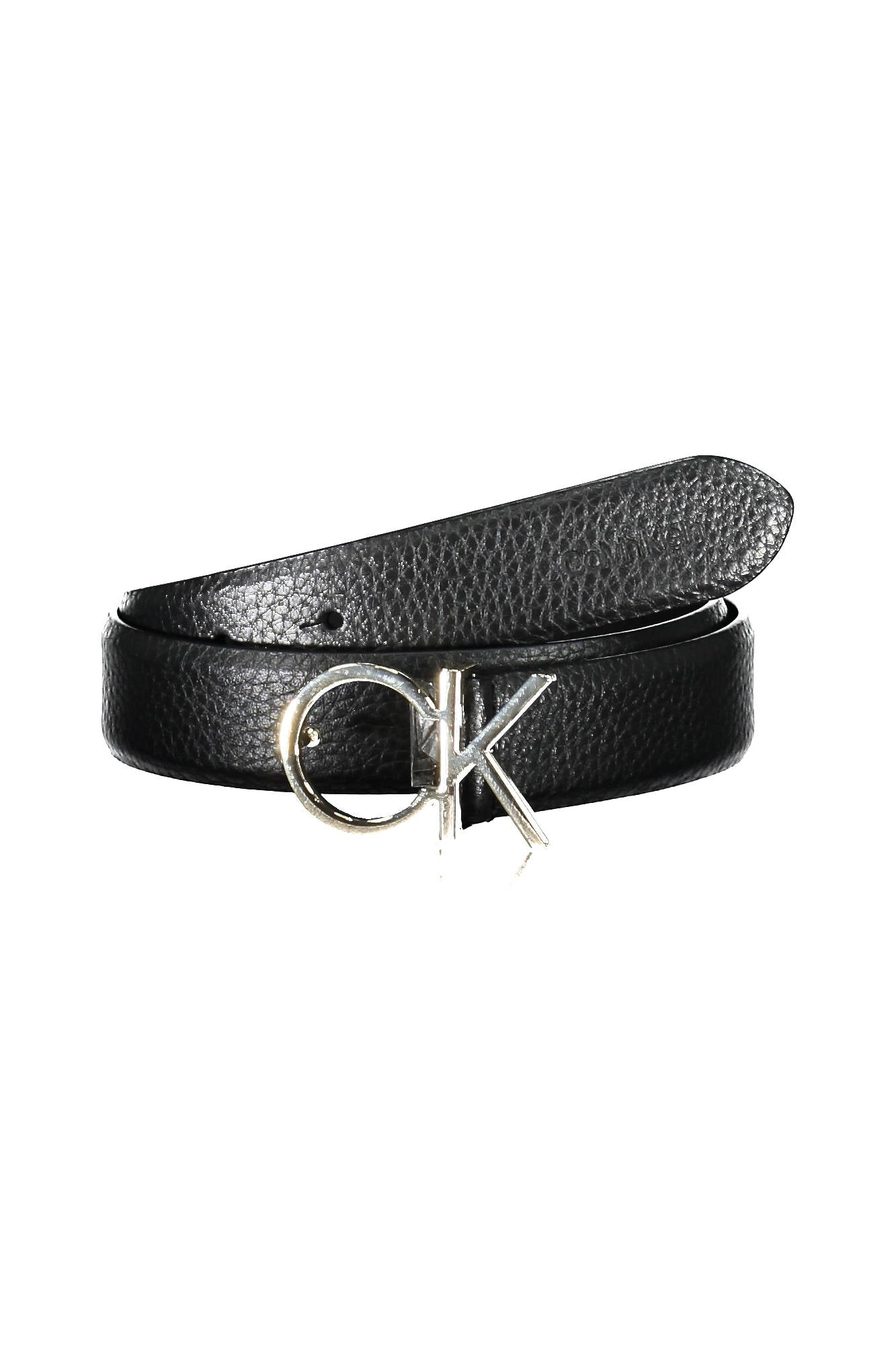 CALVIN KLEIN WOMEN'S LEATHER BELT BLACK
