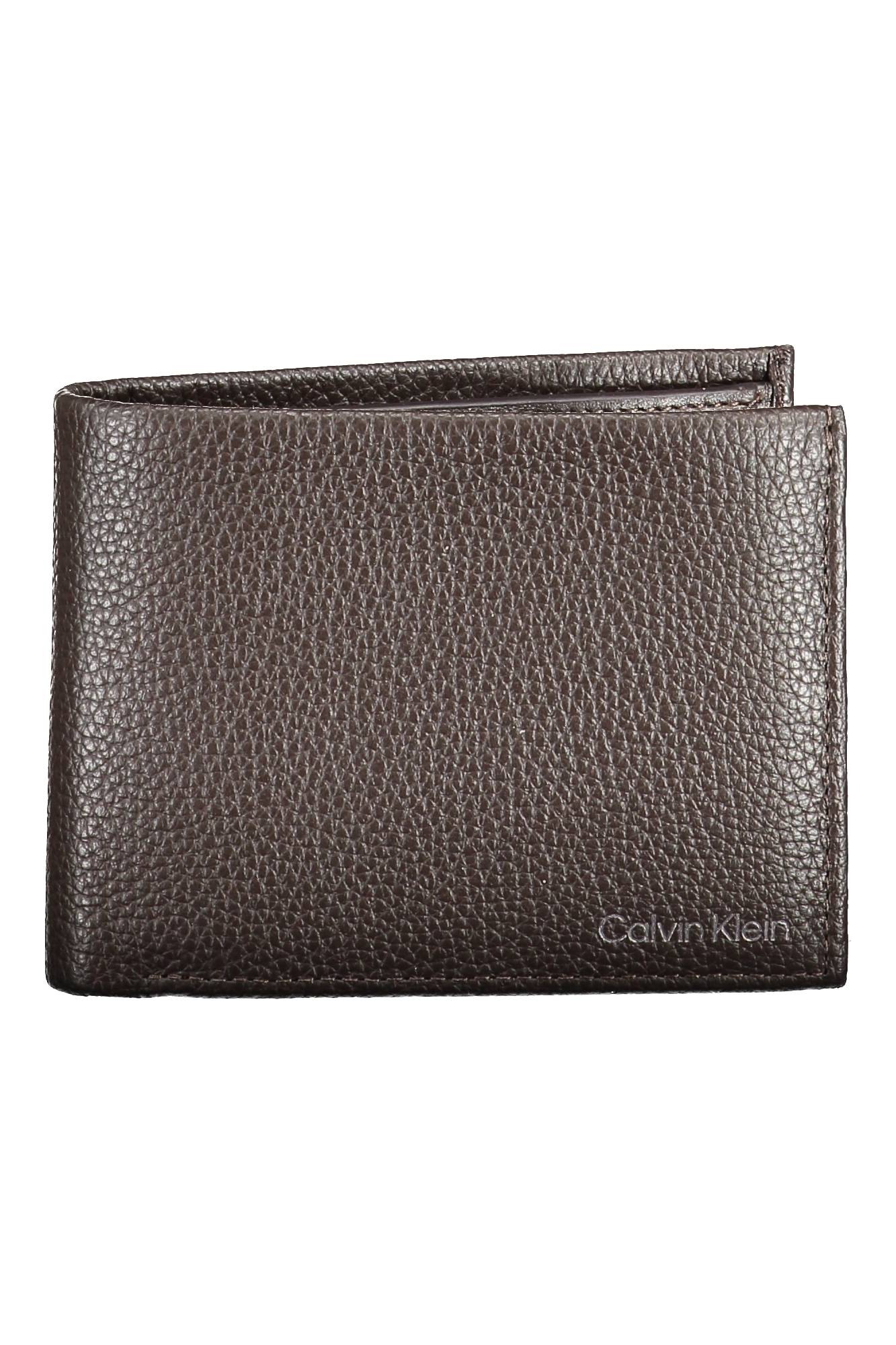 CALVIN KLEIN BROWN MEN'S WALLET