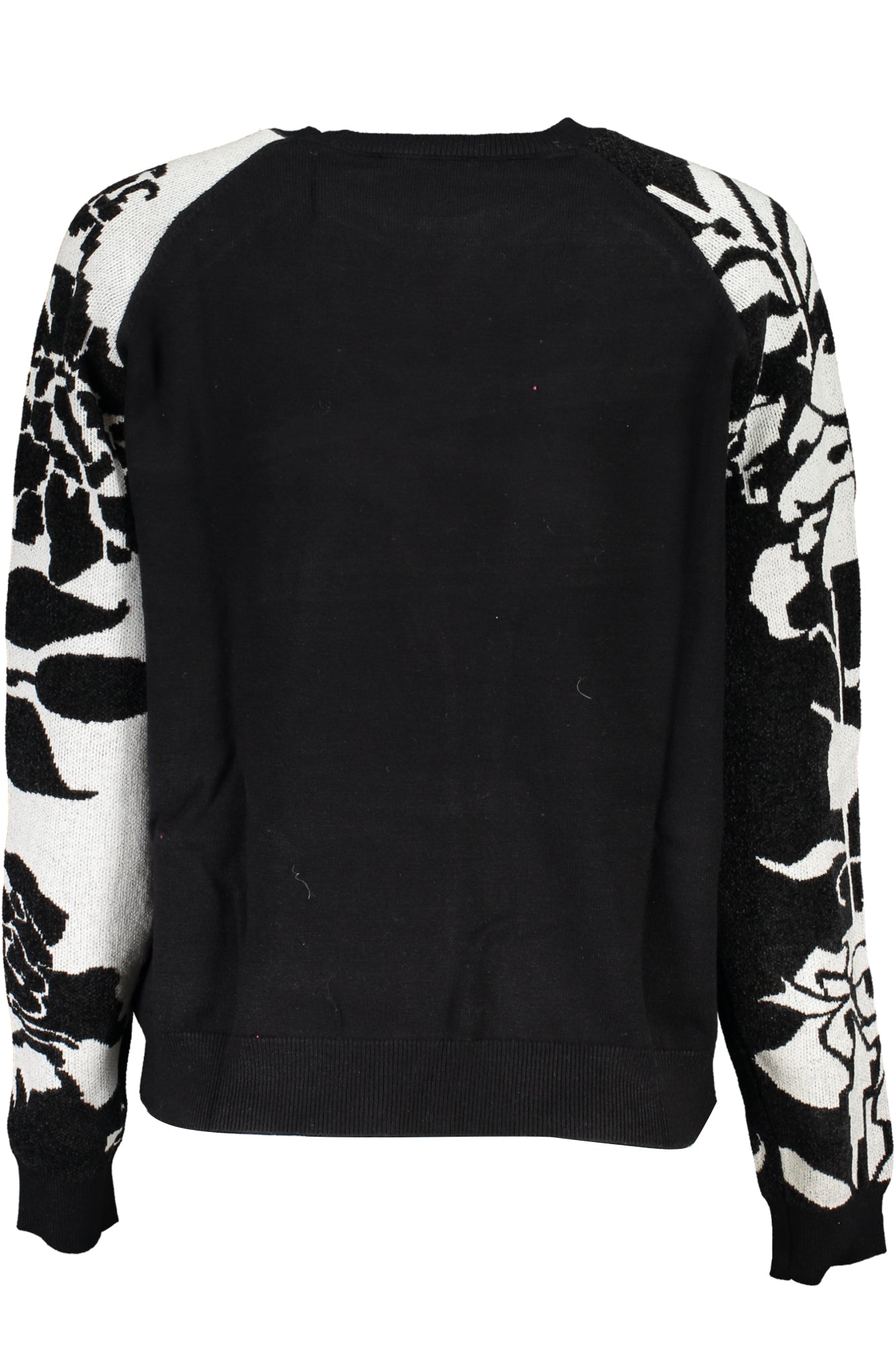 DESIGUAL BLACK WOMEN'S SWEATER