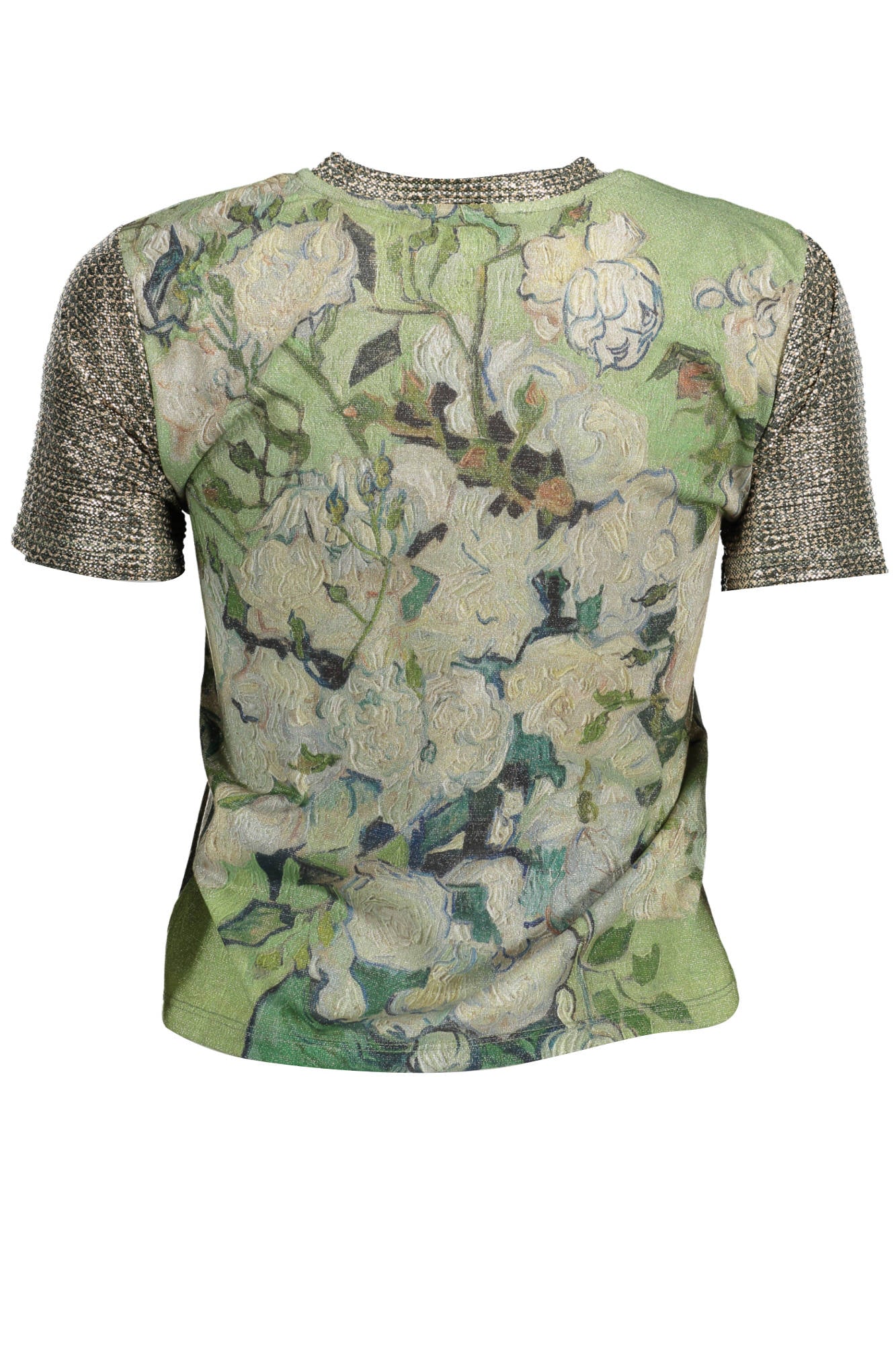 DESIGUAL WOMEN'S SHORT SLEEVE T-SHIRT GREEN