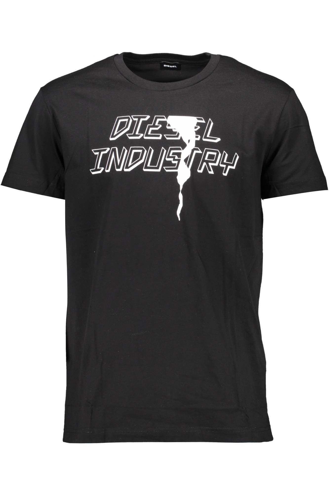 DIESEL MEN'S SHORT SLEEVE T-SHIRT BLACK