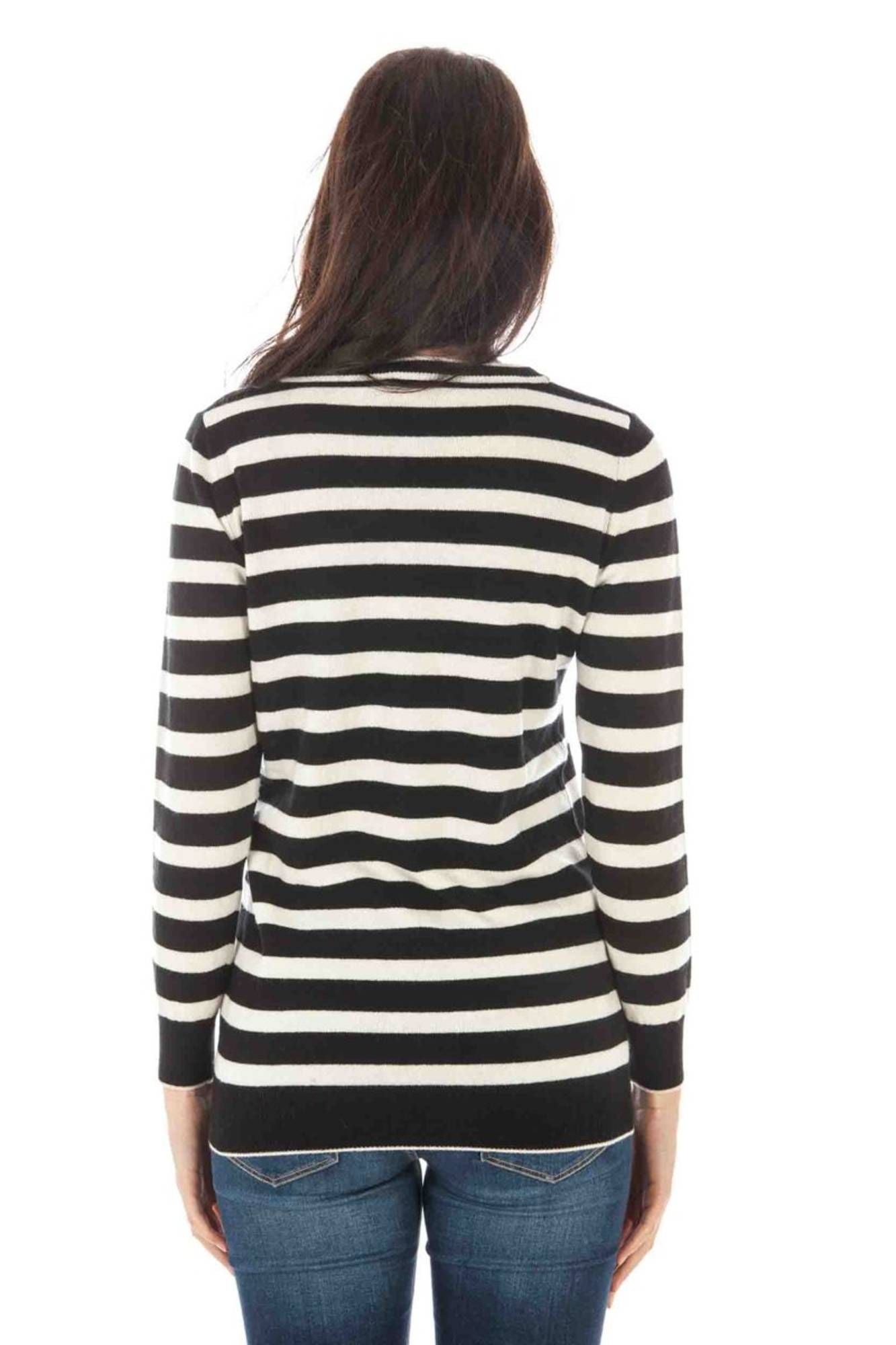 FRED PERRY WOMEN'S BLACK SWEATER