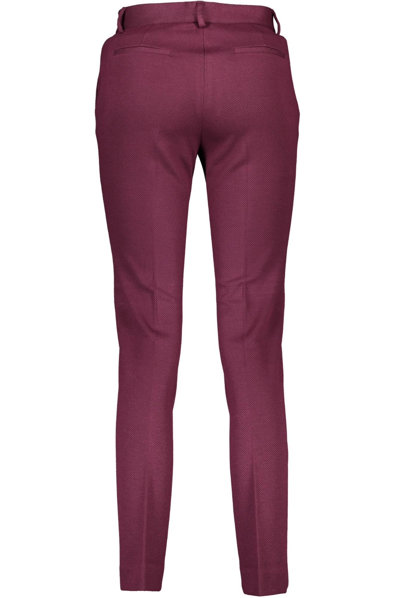 GANT WOMEN'S PURPLE TROUSERS