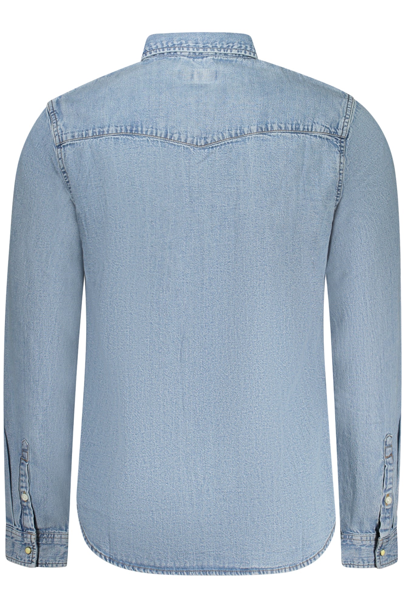 GUESS JEANS LONG SLEEVE SHIRT MEN BLUE