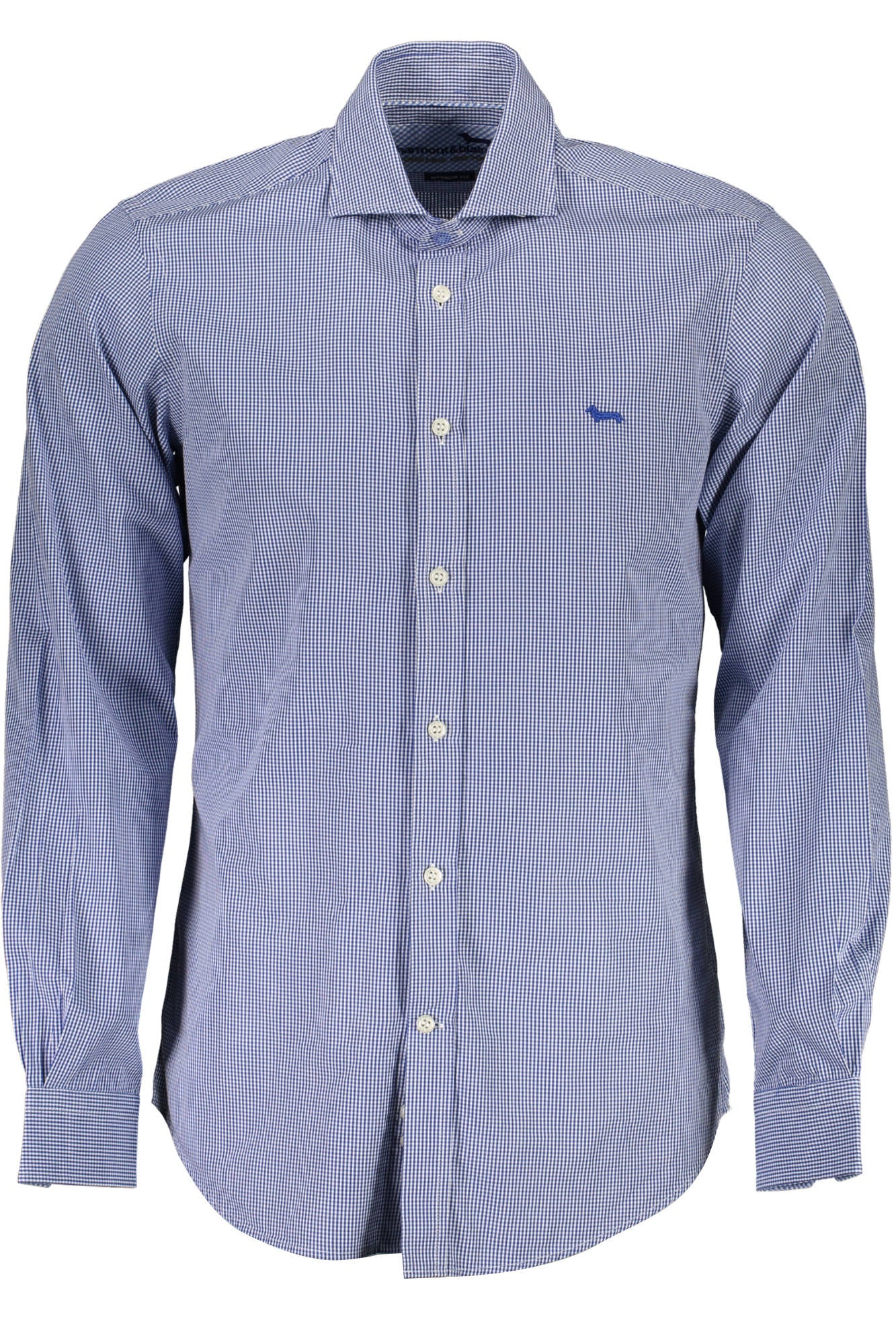 HARMONT & BLAINE MEN'S BLUE LONG SLEEVE SHIRT