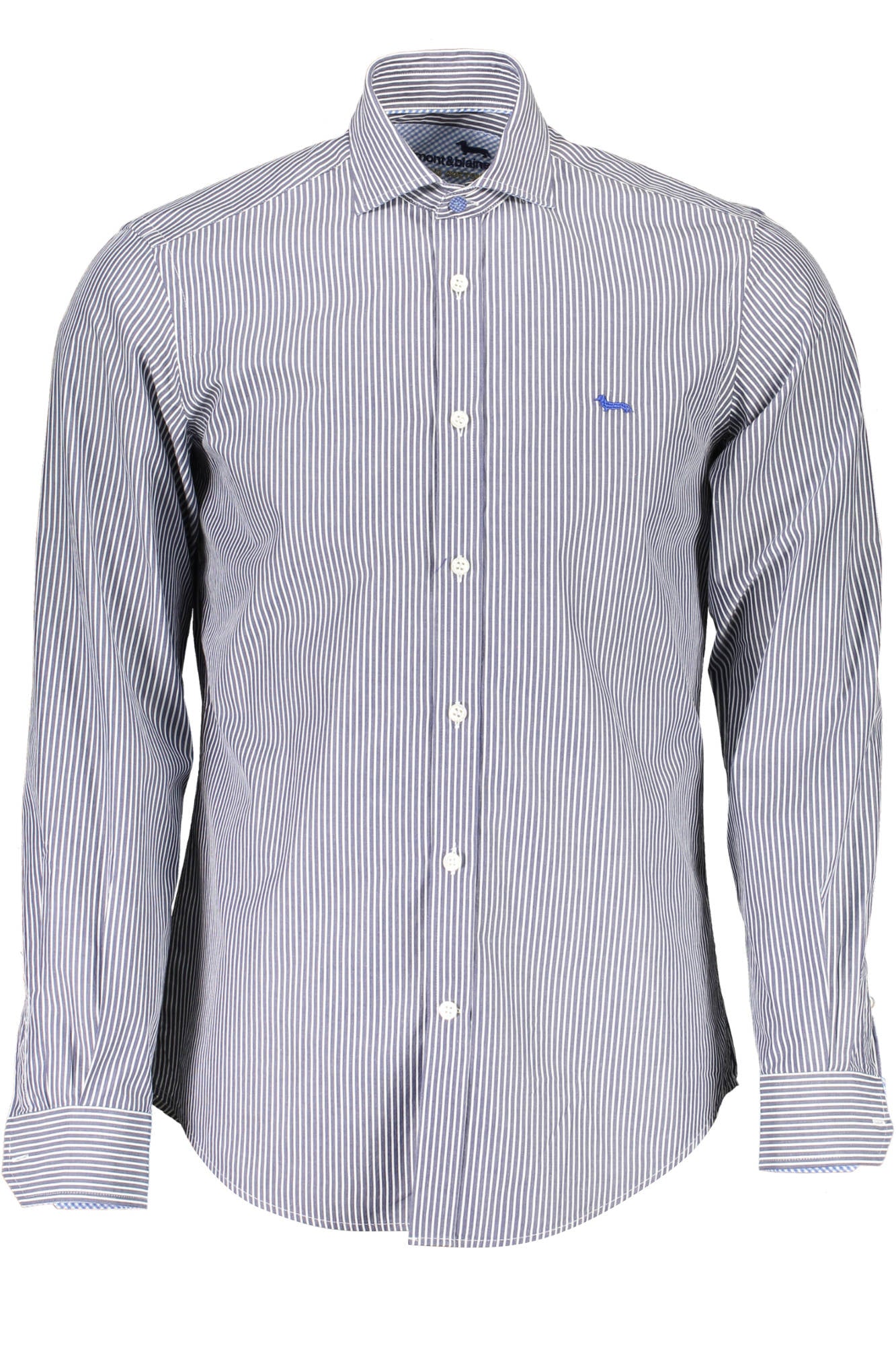 HARMONT & BLAINE MEN'S BLUE LONG SLEEVE SHIRT