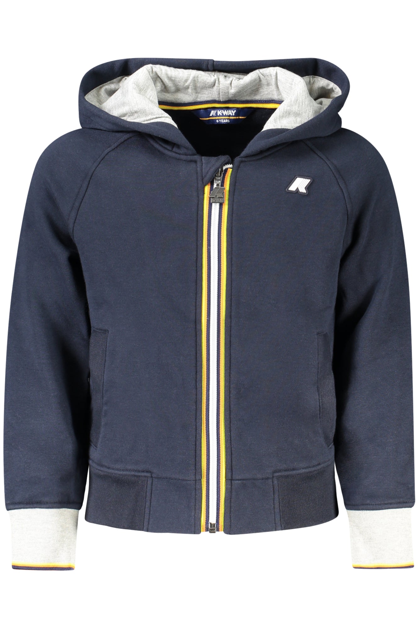 K-WAY MEN'S ZIP-UP SWEATSHIRT BLUE