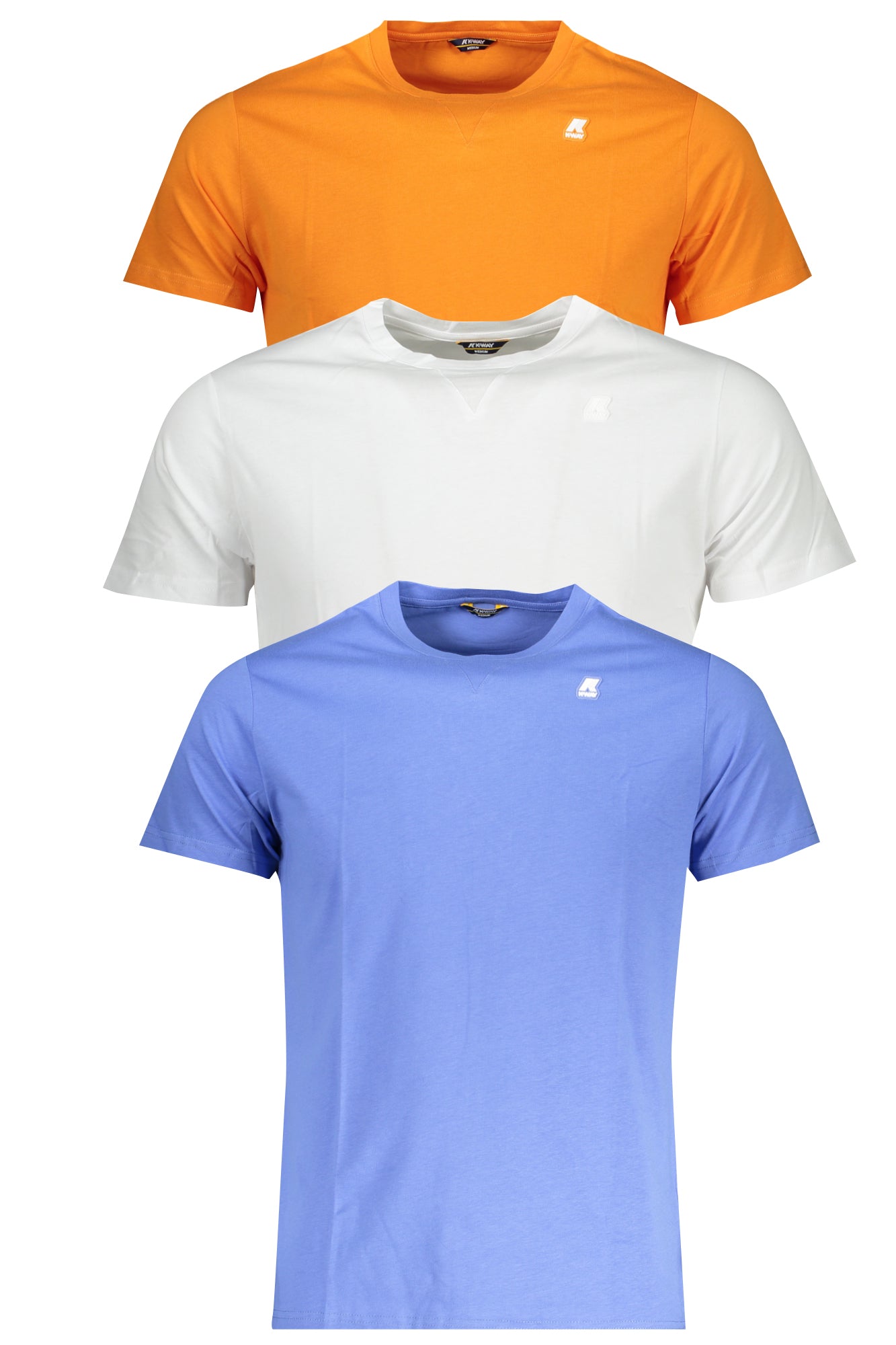 K-WAY WHITE MEN'S SHORT SLEEVE T-SHIRT