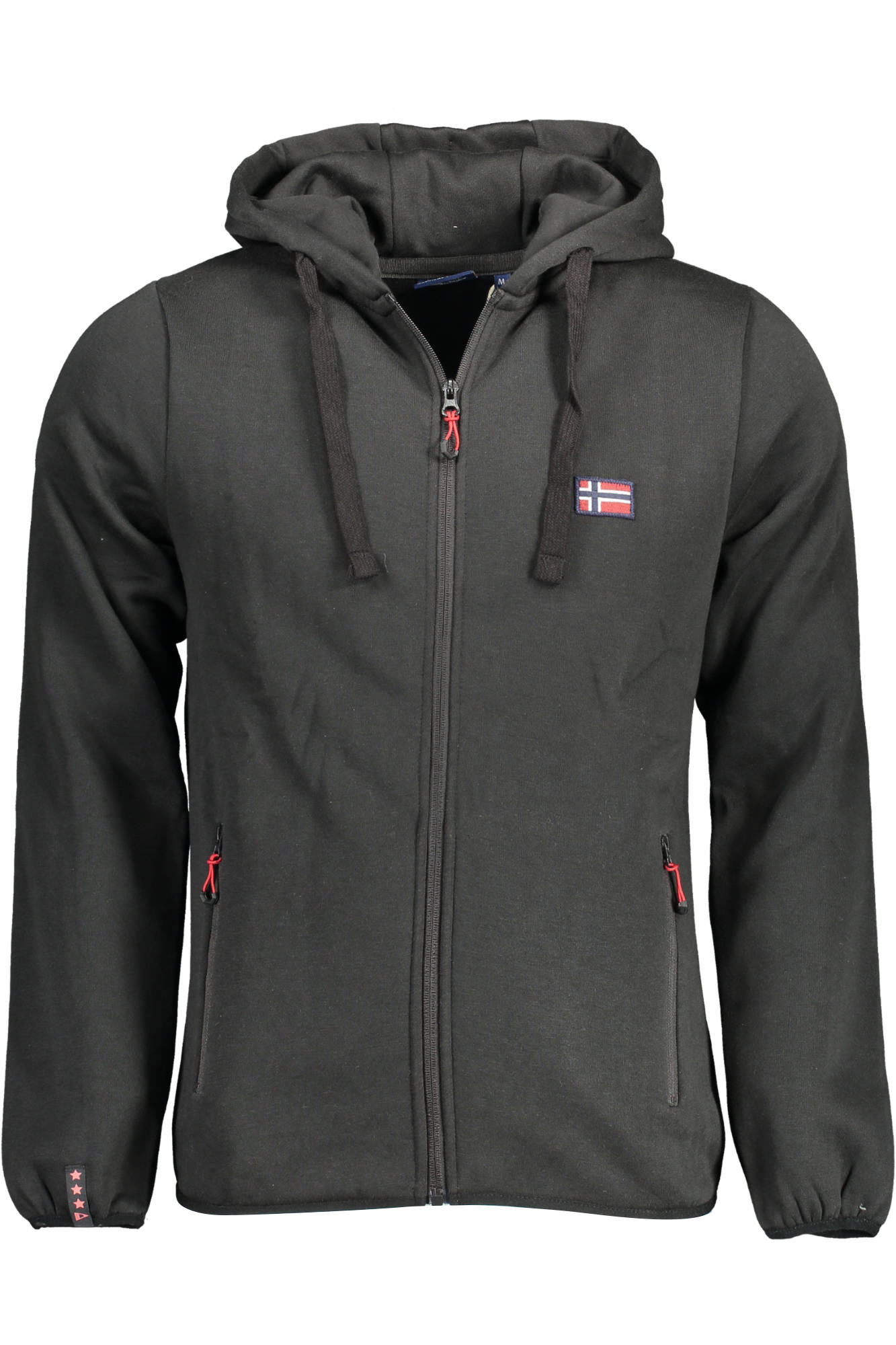 NORWAY 1963 BLACK MEN'S ZIPPED SWEATSHIRT