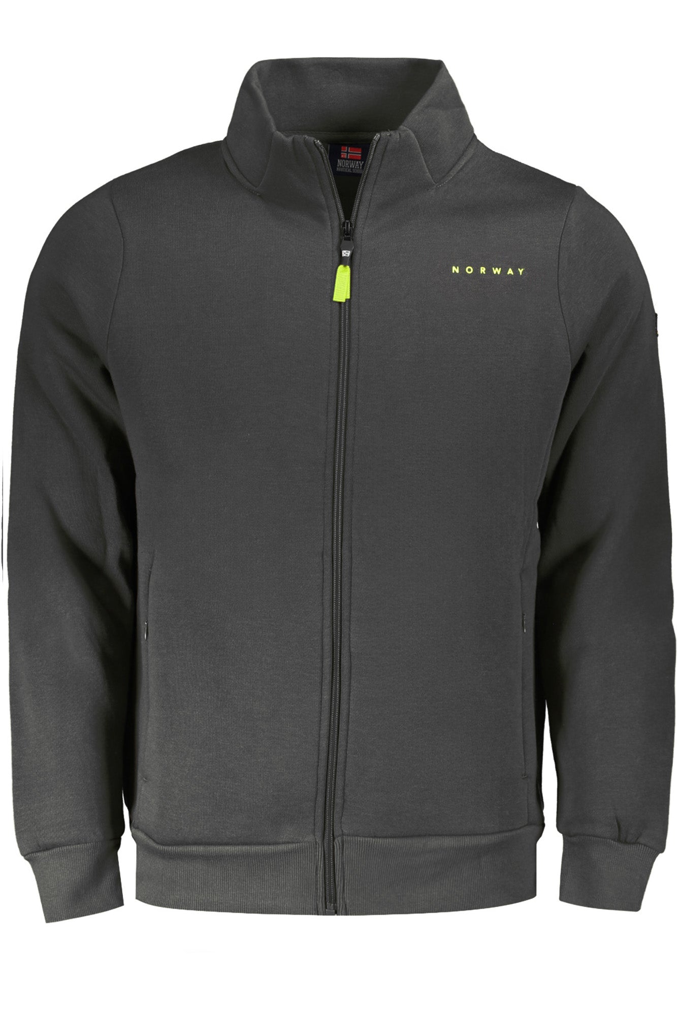 NORWAY 1963 MEN'S BLACK ZIP-UP SWEATSHIRT