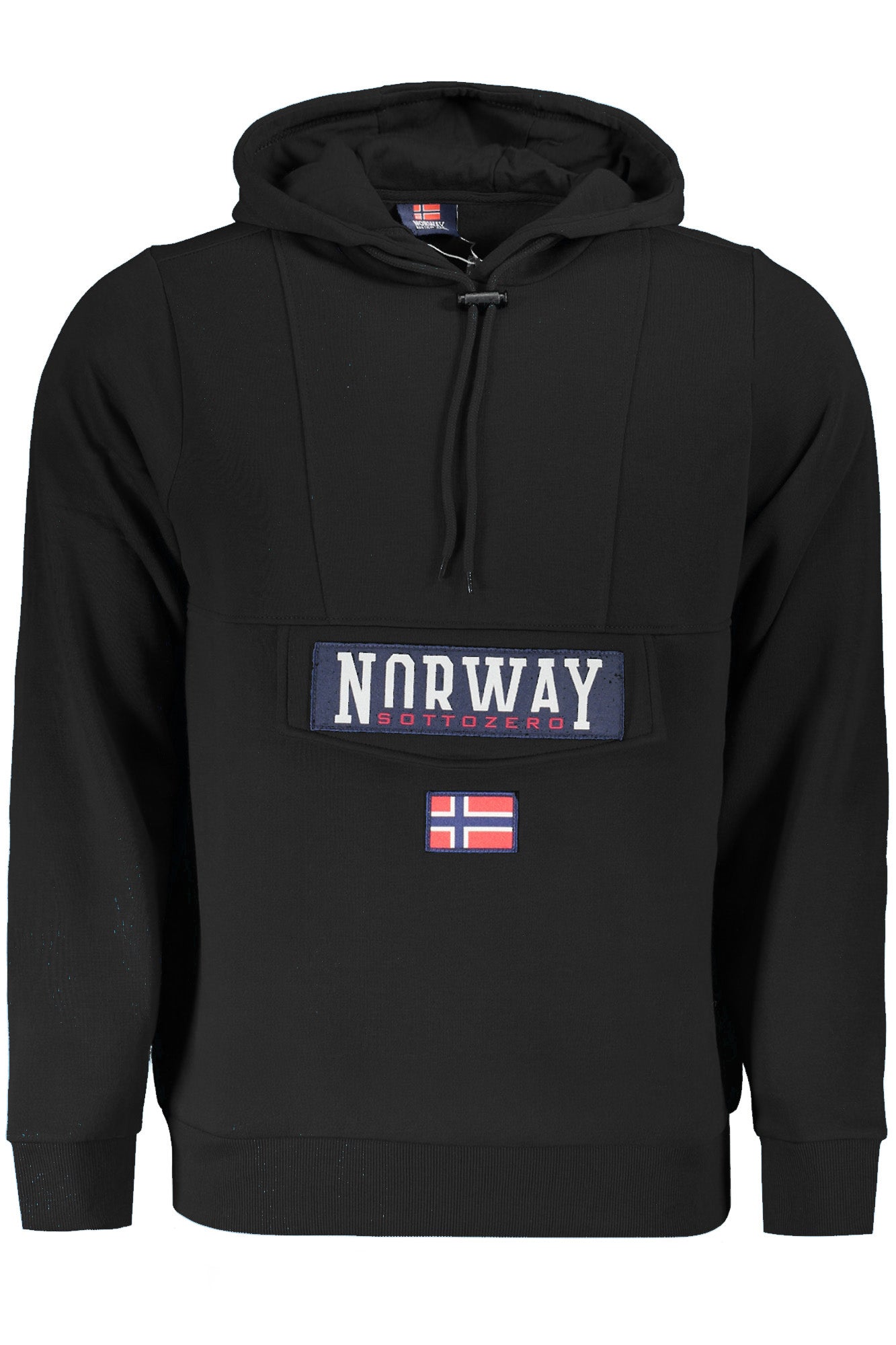 NORWAY 1963 BLACK MEN'S ZIP-UP SWEATSHIRT