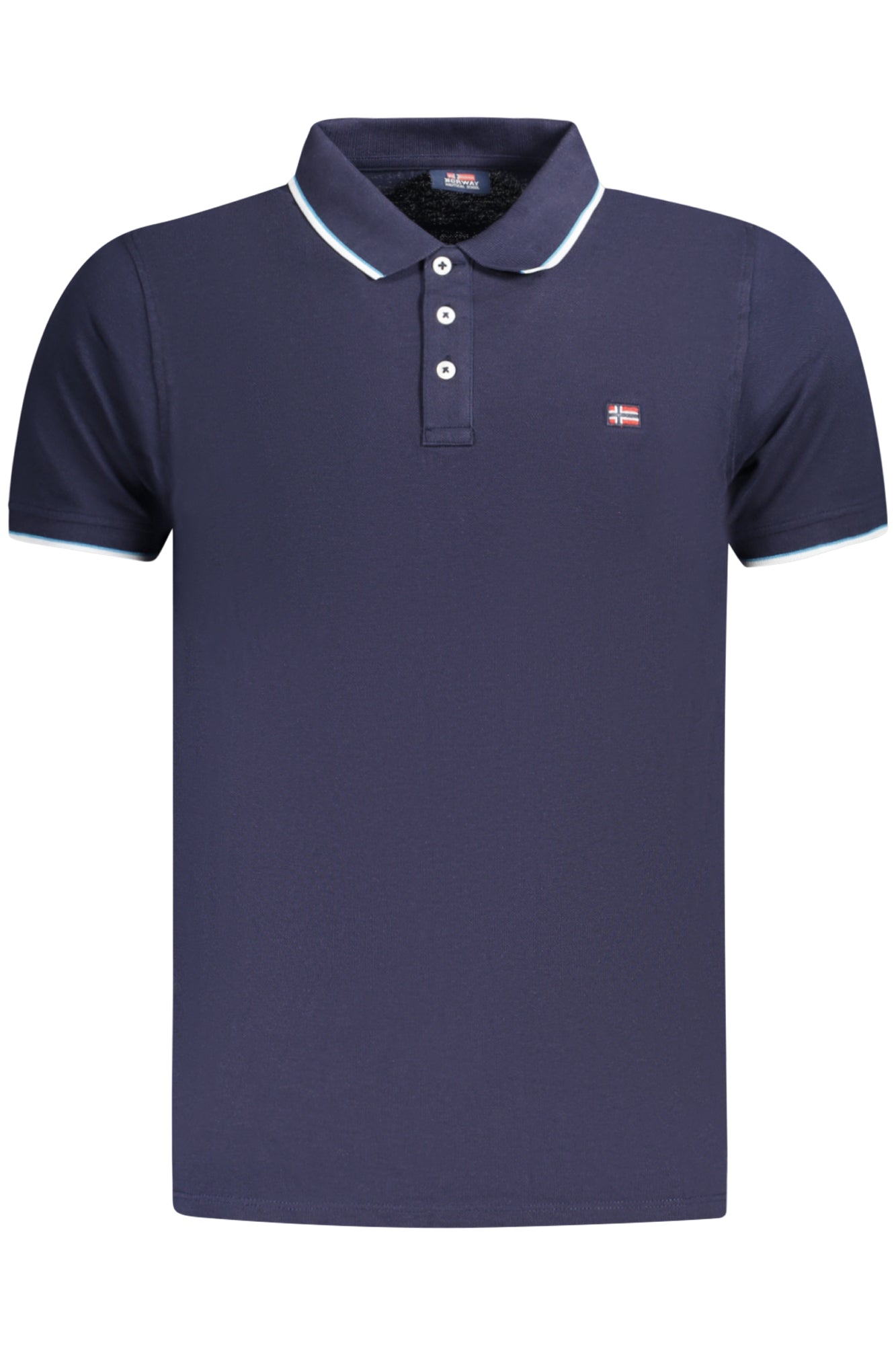 NORWAY 1963 MEN'S SHORT SLEEVE POLO BLUE