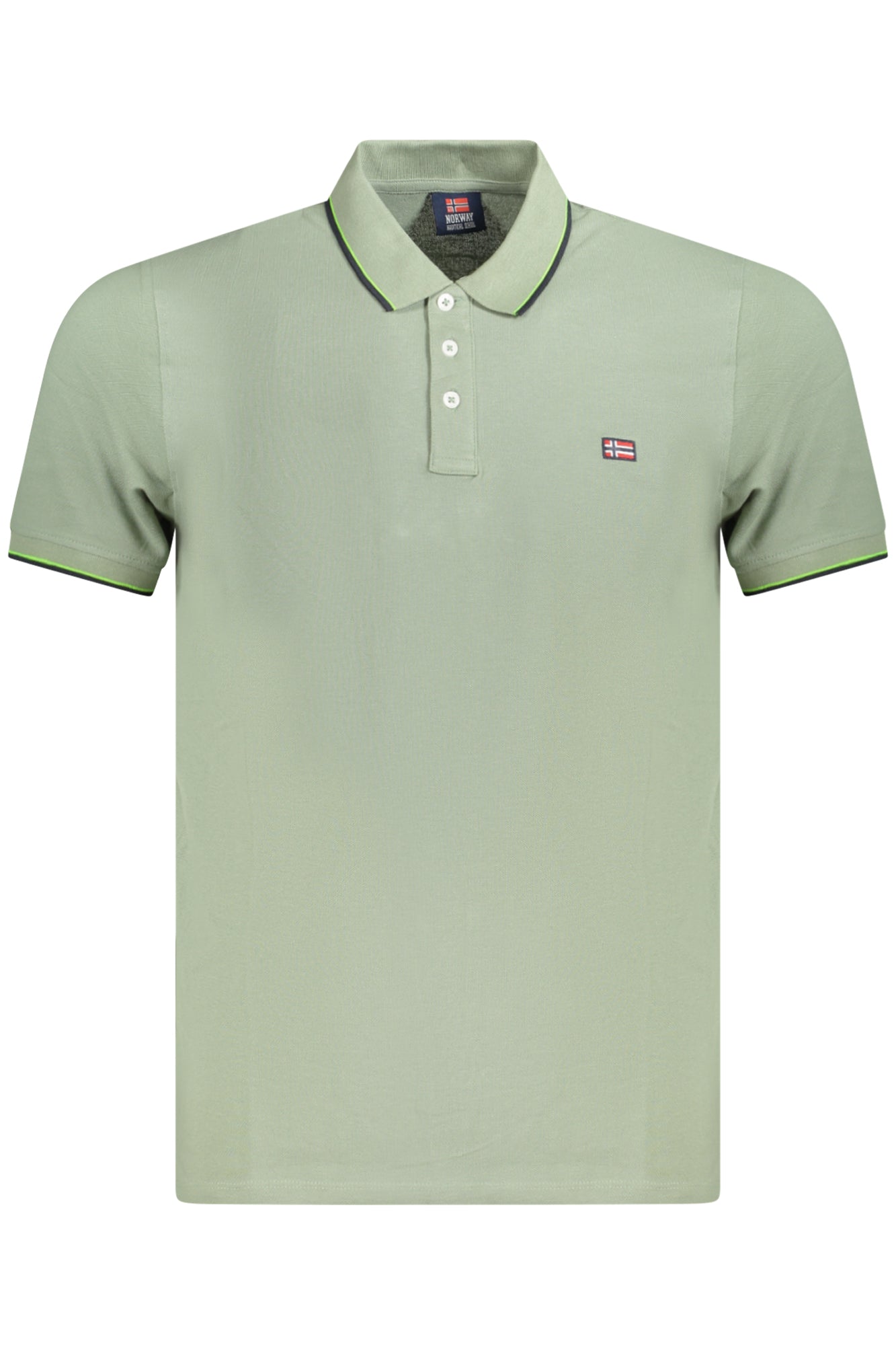 NORWAY 1963 MEN'S SHORT SLEEVE POLO GREEN
