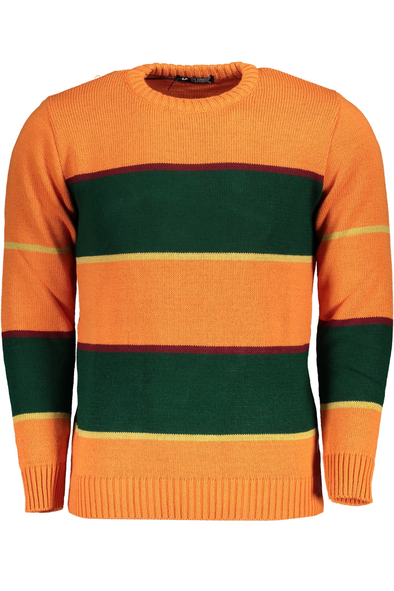 US GRAND POLO MEN'S ORANGE SWEATER