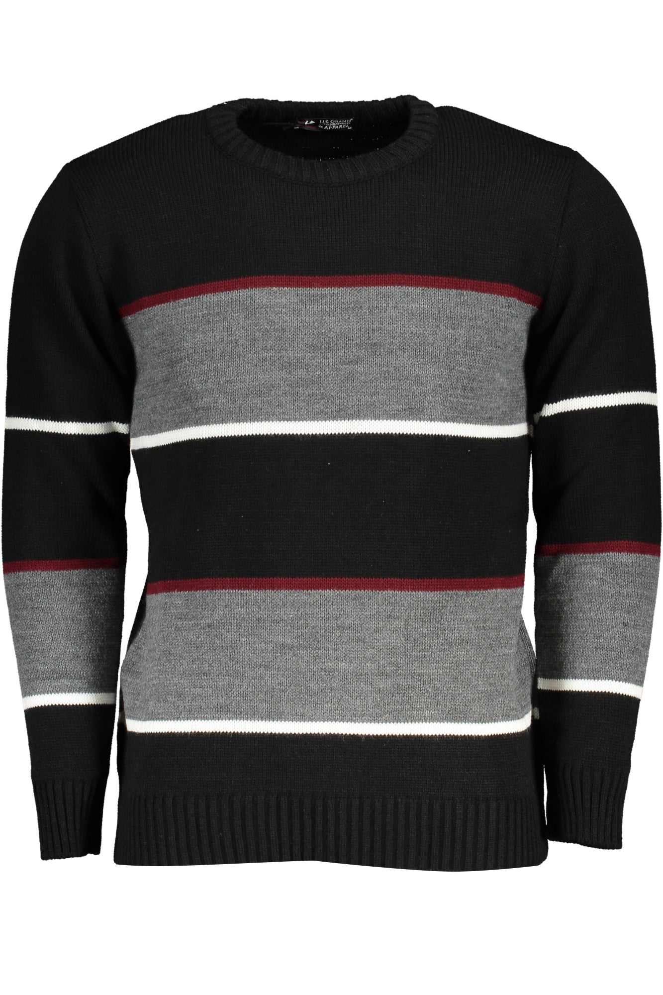 US GRAND POLO MEN'S BLACK SWEATER