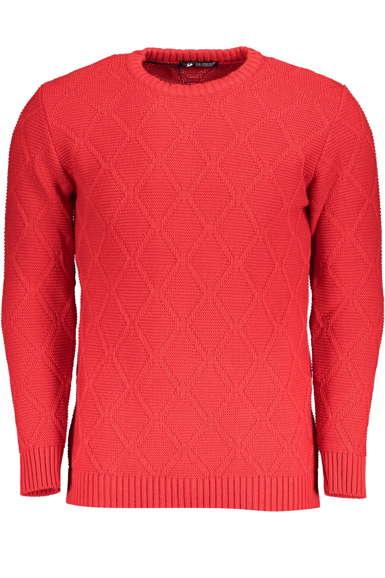 US GRAND POLO MEN'S RED SWEATER