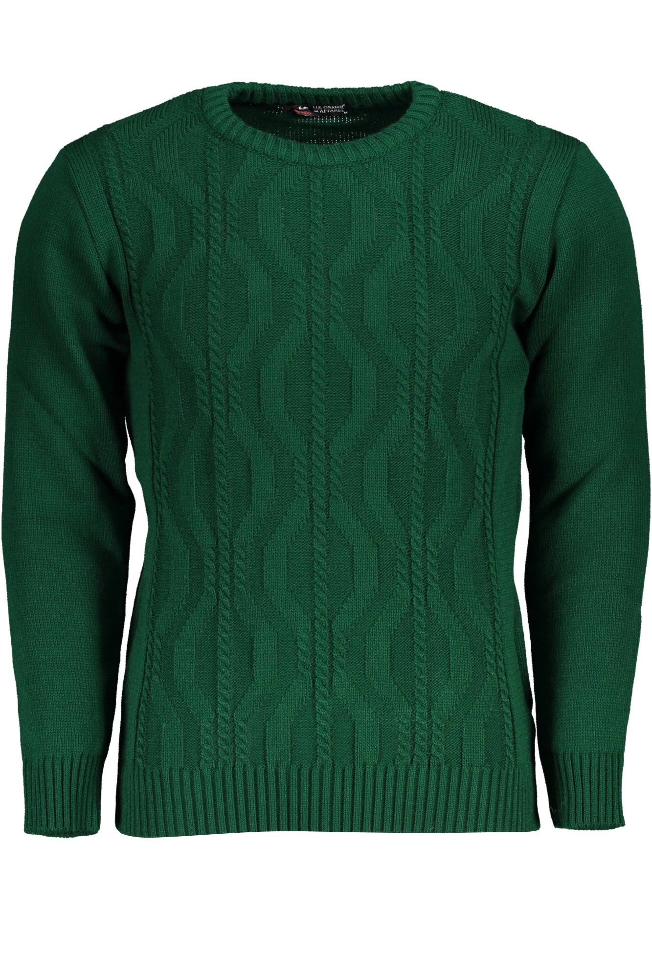 US GRAND POLO GREEN MEN'S SWEATER