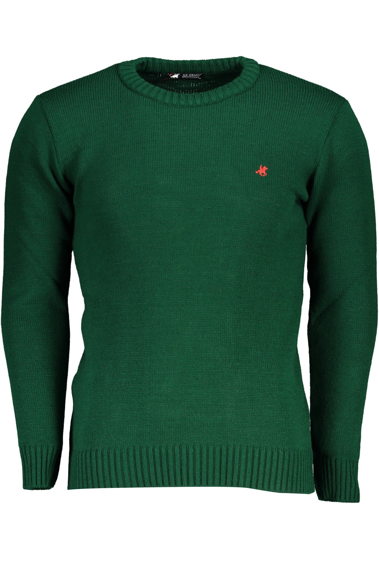 US GRAND POLO GREEN MEN'S SWEATER
