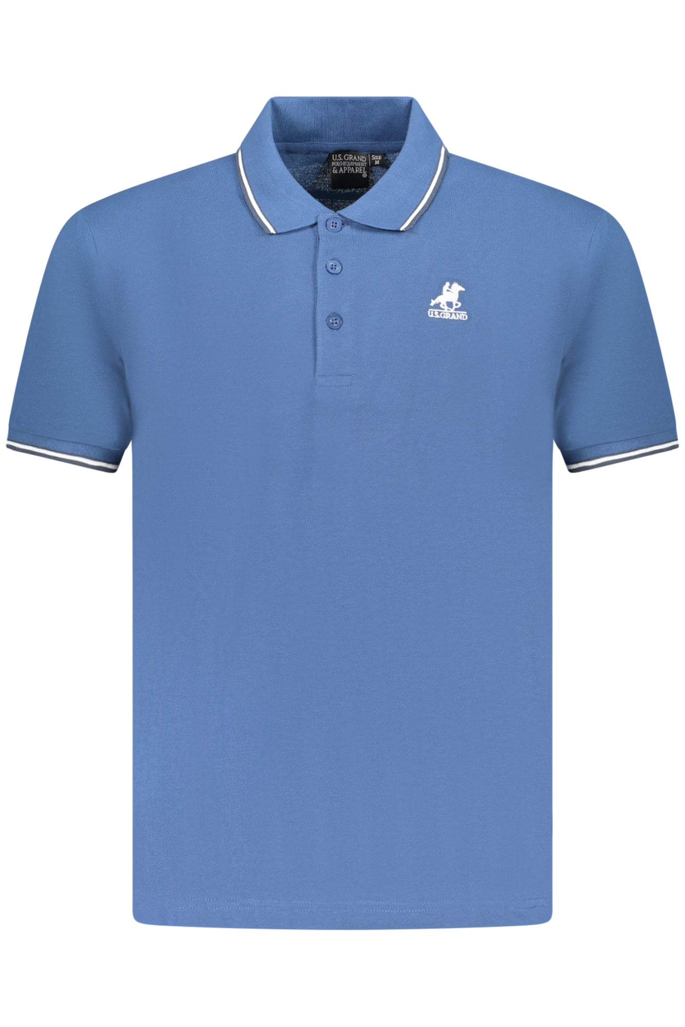 US GRAND POLO MEN'S SHORT SLEEVE POLO BLUE