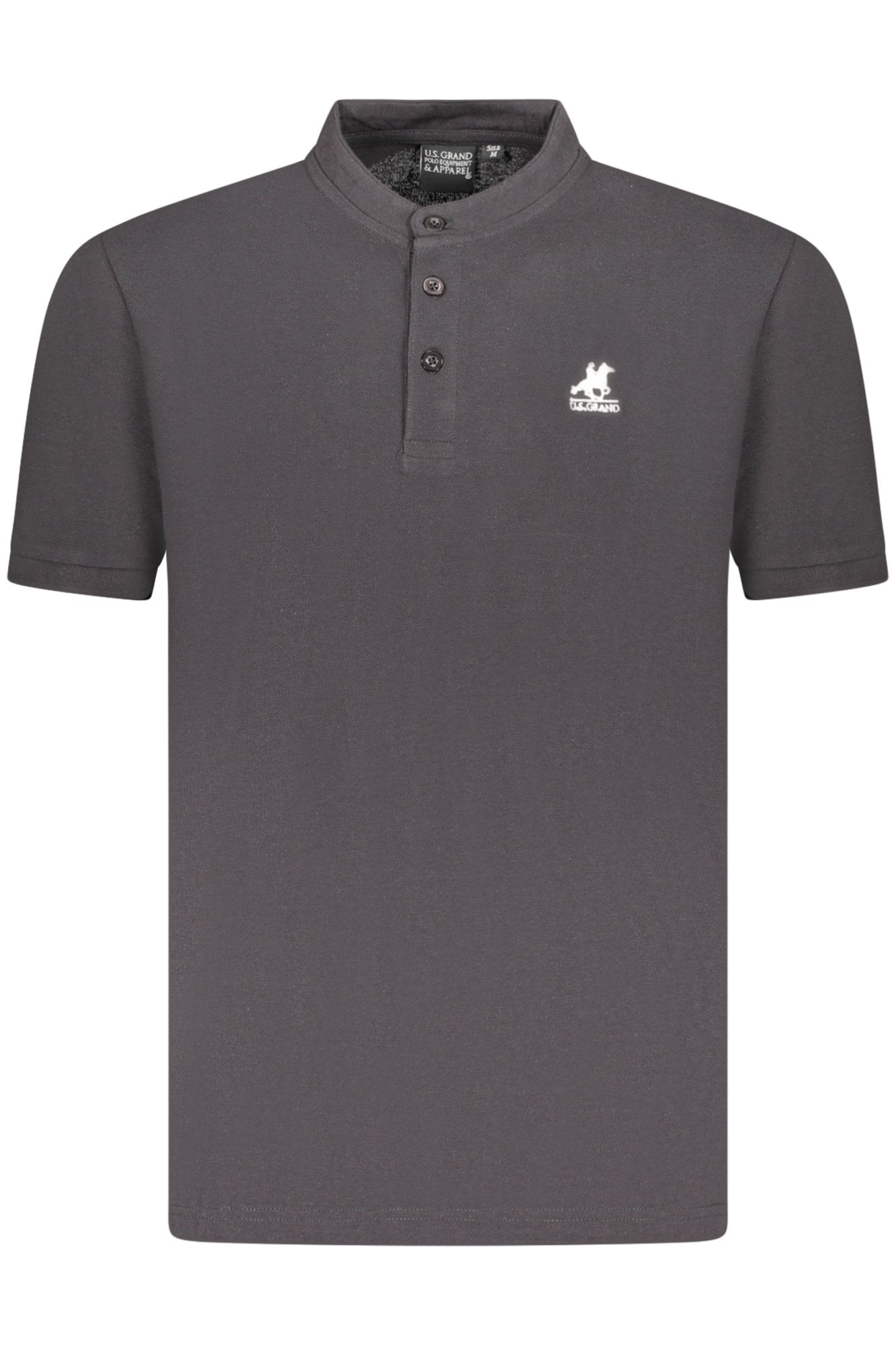 US GRAND POLO MEN'S SHORT SLEEVE POLO BLACK