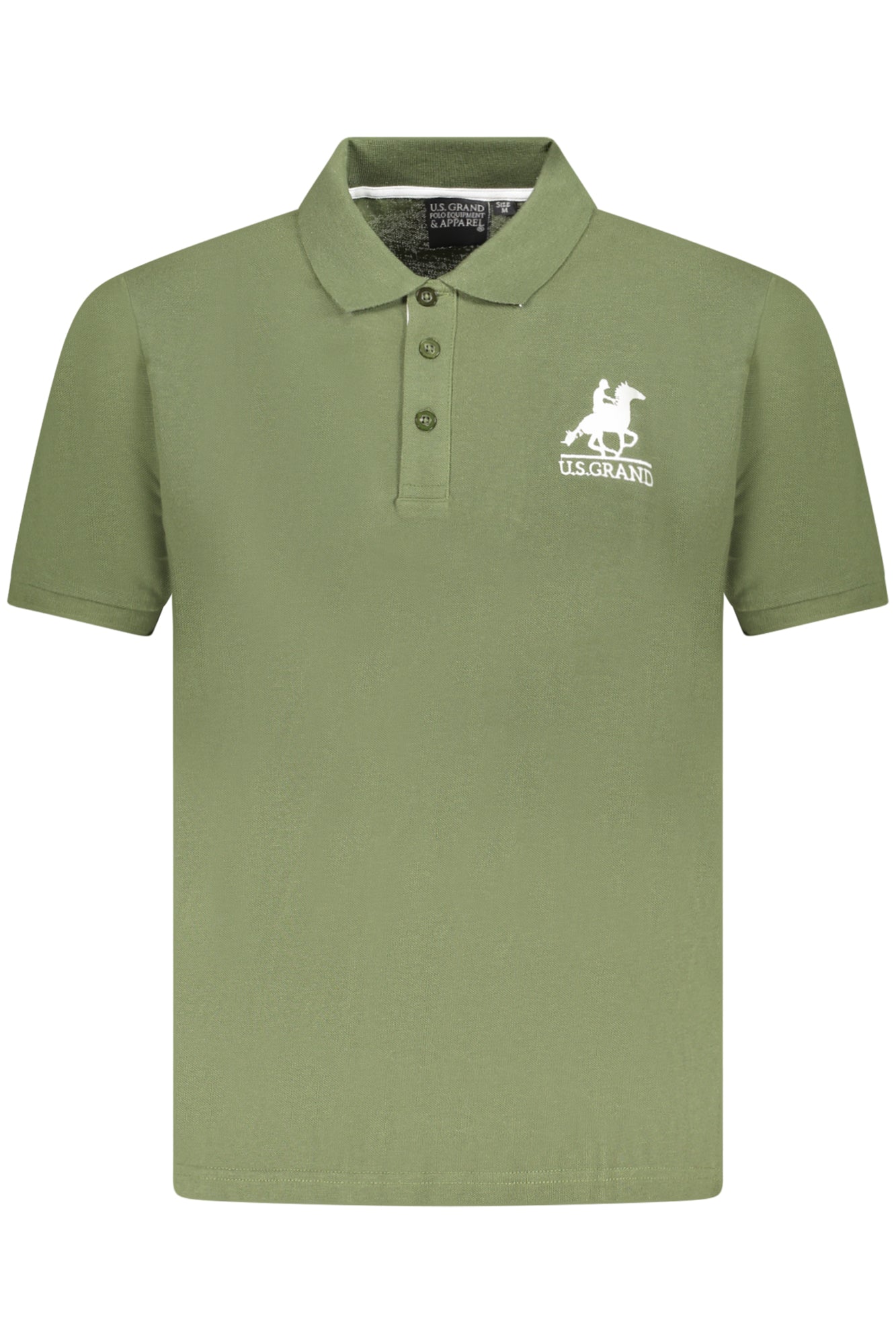 US GRAND POLO MEN'S SHORT SLEEVE POLO GREEN