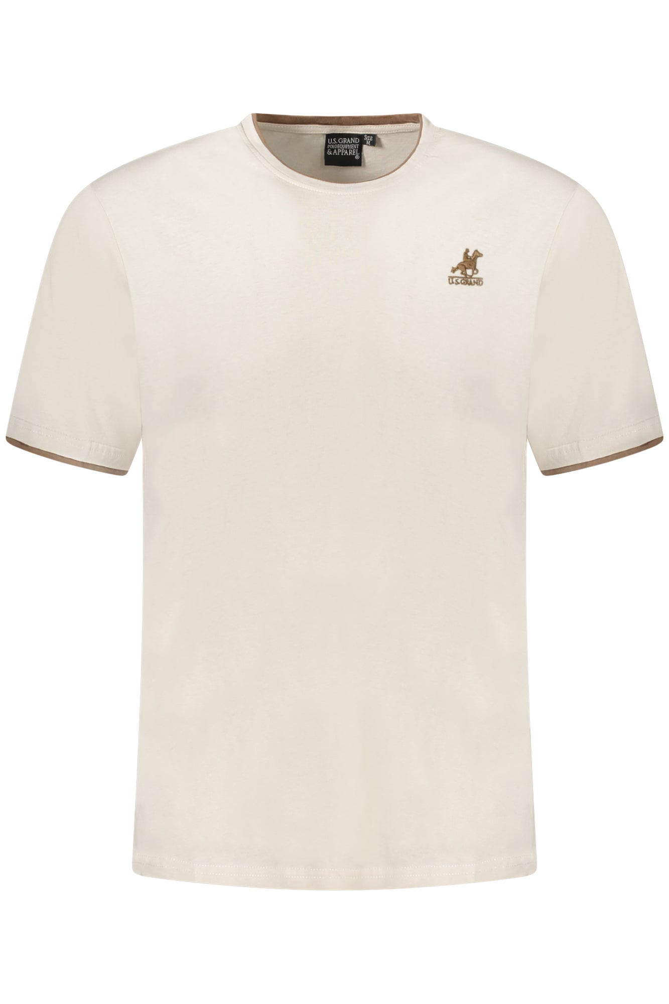 US GRAND POLO SHORT SLEEVE T-SHIRT MEN BEIGE